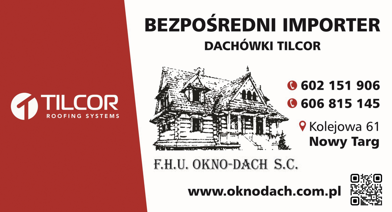 F.H.U. OKNO-DACH S.C. KRZYSZTOF JUREK, MAŁGORZATA TALAGA, ROBERT TALAGA - dachy NOWY TARG dachy NOWY TARG
